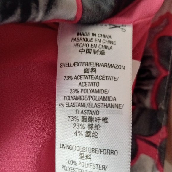 Juicy Couture GUC Girls Midi Dress Size 12 Black & Dark Pink - Picture 7 of 10